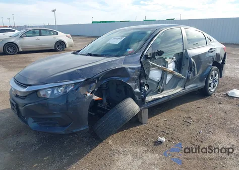 2018 Honda Civic Lx из США, поврежденный, VIN 19XFC2F58JE007495